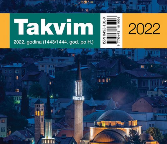 U prodaji je Takvim za 2022/1443-44 h.g.
