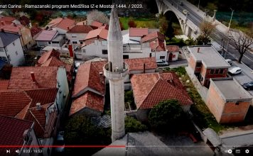 Džemat Carina – Ramazanski program Medžlisa IZ-e Mostar 1444. / 2023.